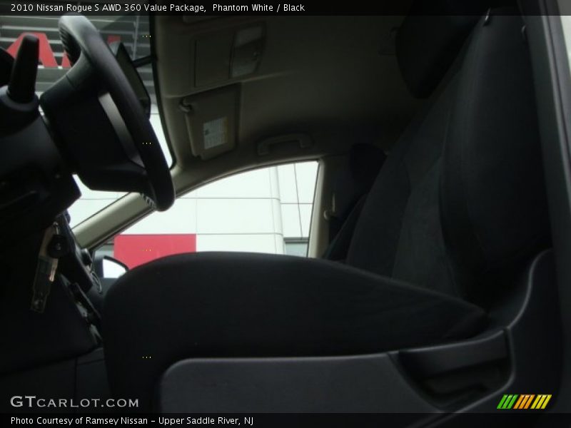 Phantom White / Black 2010 Nissan Rogue S AWD 360 Value Package