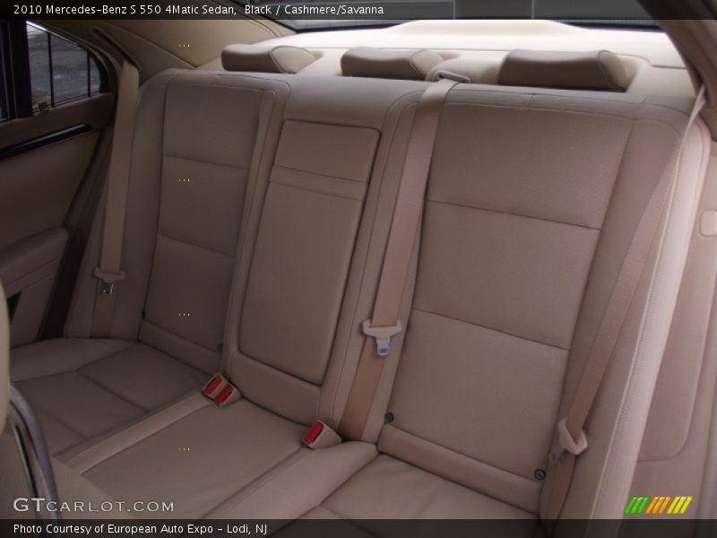Black / Cashmere/Savanna 2010 Mercedes-Benz S 550 4Matic Sedan