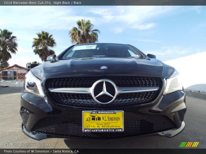 Night Black / Black 2014 Mercedes-Benz CLA 250