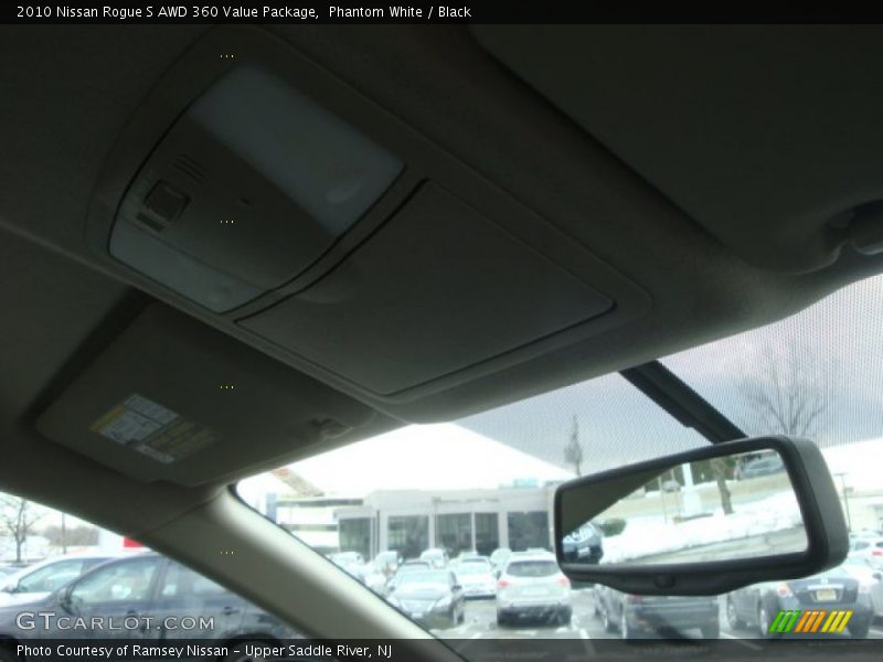 Phantom White / Black 2010 Nissan Rogue S AWD 360 Value Package