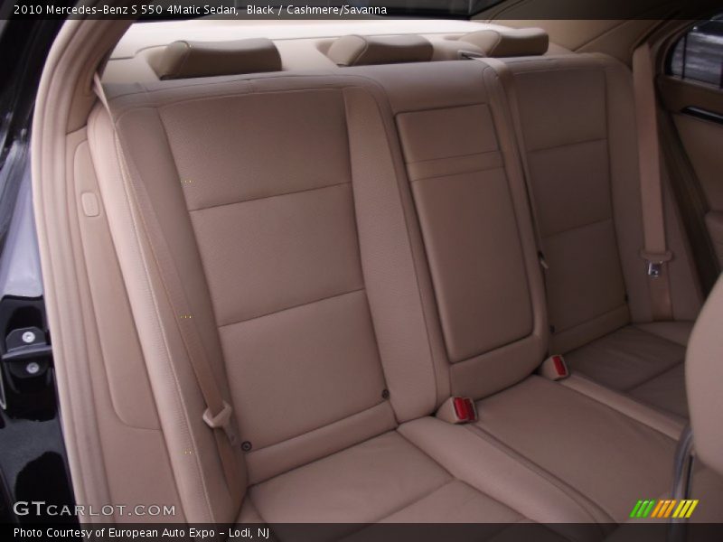 Black / Cashmere/Savanna 2010 Mercedes-Benz S 550 4Matic Sedan