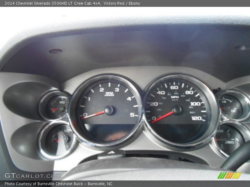 Victory Red / Ebony 2014 Chevrolet Silverado 3500HD LT Crew Cab 4x4