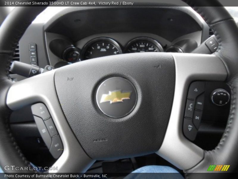 Victory Red / Ebony 2014 Chevrolet Silverado 3500HD LT Crew Cab 4x4