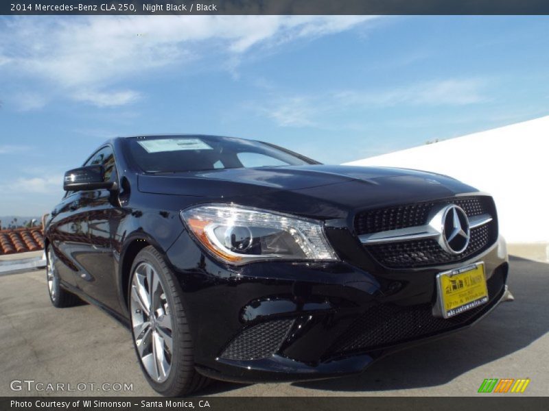 Night Black / Black 2014 Mercedes-Benz CLA 250