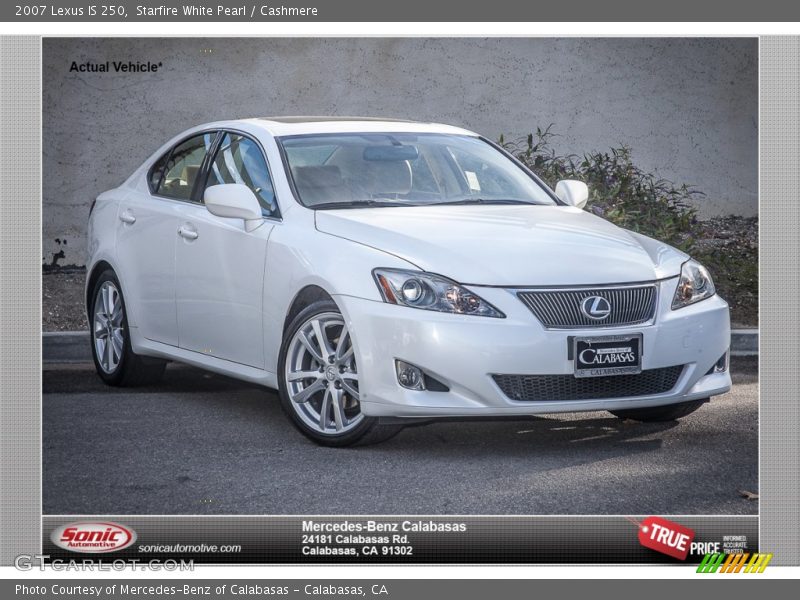 Starfire White Pearl / Cashmere 2007 Lexus IS 250