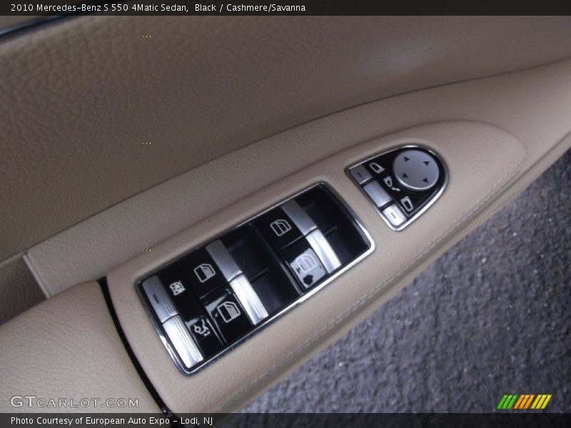 Black / Cashmere/Savanna 2010 Mercedes-Benz S 550 4Matic Sedan