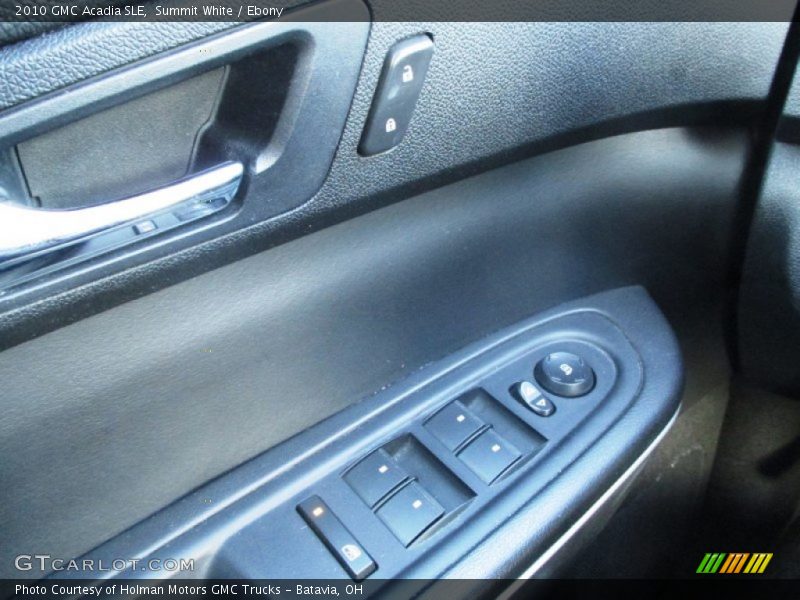 Summit White / Ebony 2010 GMC Acadia SLE