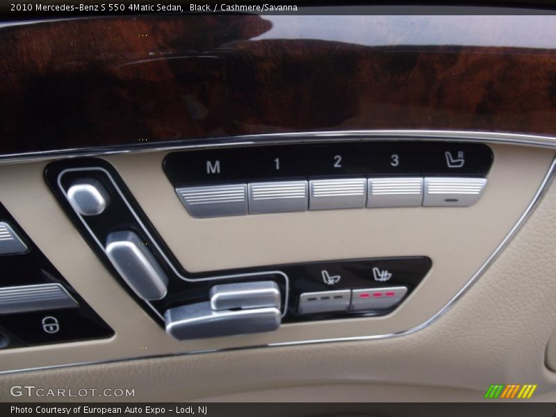 Black / Cashmere/Savanna 2010 Mercedes-Benz S 550 4Matic Sedan