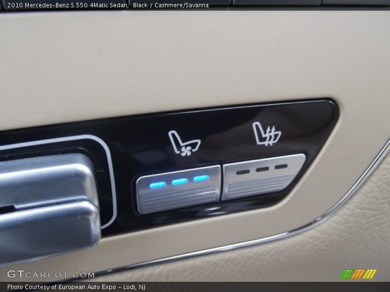 Black / Cashmere/Savanna 2010 Mercedes-Benz S 550 4Matic Sedan