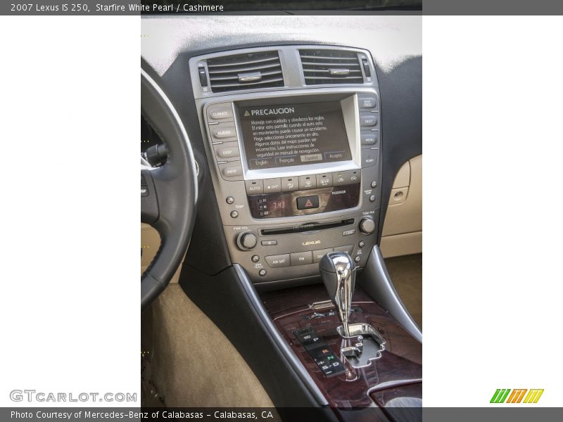 Starfire White Pearl / Cashmere 2007 Lexus IS 250
