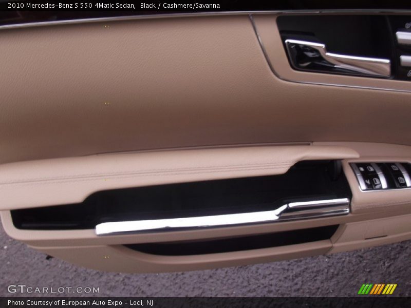 Black / Cashmere/Savanna 2010 Mercedes-Benz S 550 4Matic Sedan