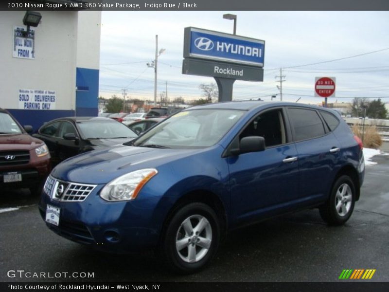 Indigo Blue / Black 2010 Nissan Rogue S AWD 360 Value Package