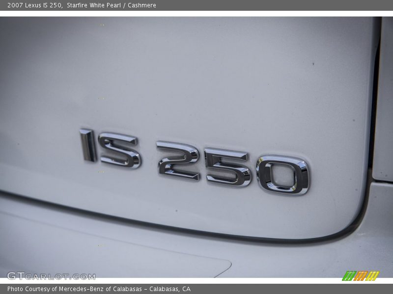 Starfire White Pearl / Cashmere 2007 Lexus IS 250