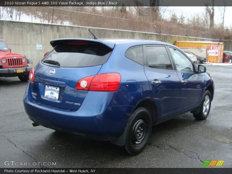 Indigo Blue / Black 2010 Nissan Rogue S AWD 360 Value Package