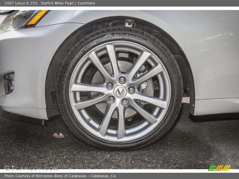 Starfire White Pearl / Cashmere 2007 Lexus IS 250