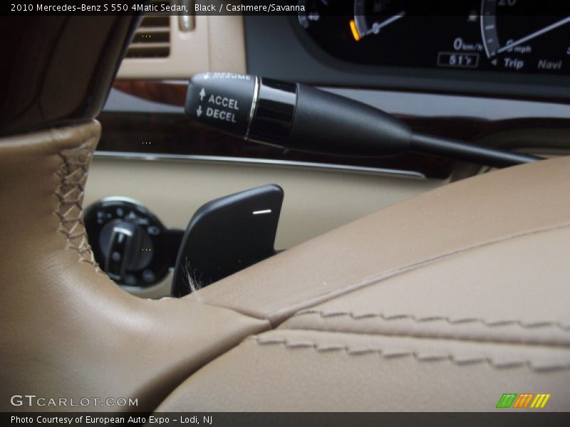 Black / Cashmere/Savanna 2010 Mercedes-Benz S 550 4Matic Sedan
