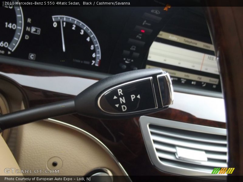 Black / Cashmere/Savanna 2010 Mercedes-Benz S 550 4Matic Sedan