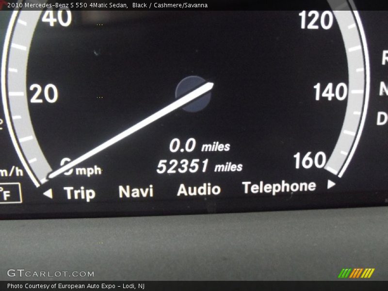 Black / Cashmere/Savanna 2010 Mercedes-Benz S 550 4Matic Sedan