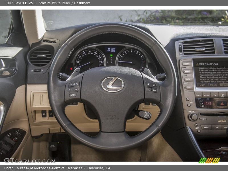 Starfire White Pearl / Cashmere 2007 Lexus IS 250