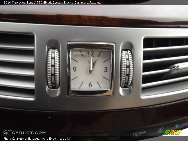 Black / Cashmere/Savanna 2010 Mercedes-Benz S 550 4Matic Sedan