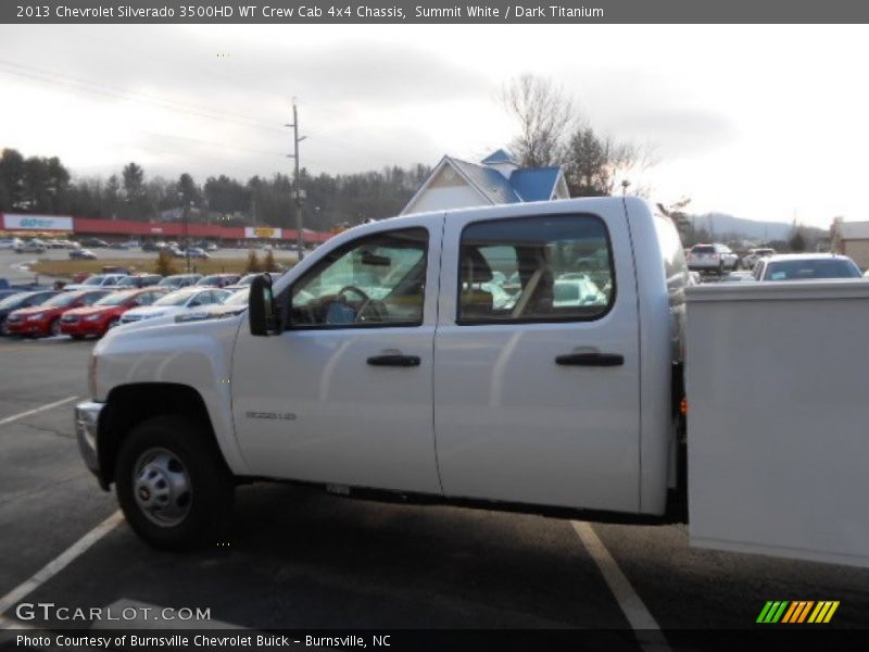 Summit White / Dark Titanium 2013 Chevrolet Silverado 3500HD WT Crew Cab 4x4 Chassis