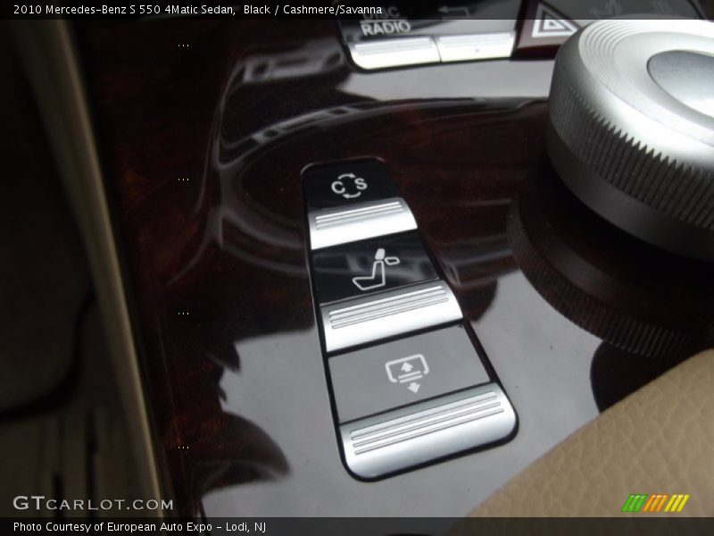 Black / Cashmere/Savanna 2010 Mercedes-Benz S 550 4Matic Sedan