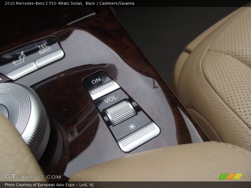 Black / Cashmere/Savanna 2010 Mercedes-Benz S 550 4Matic Sedan