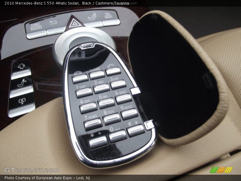 Black / Cashmere/Savanna 2010 Mercedes-Benz S 550 4Matic Sedan