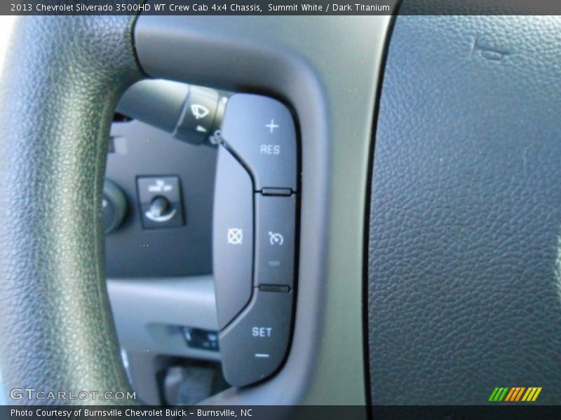 Summit White / Dark Titanium 2013 Chevrolet Silverado 3500HD WT Crew Cab 4x4 Chassis