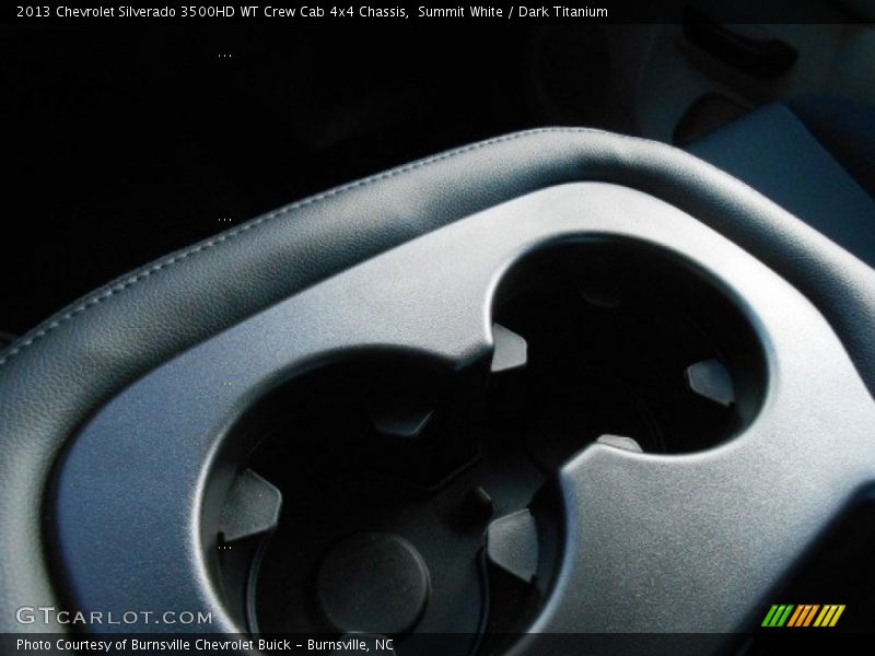 Summit White / Dark Titanium 2013 Chevrolet Silverado 3500HD WT Crew Cab 4x4 Chassis