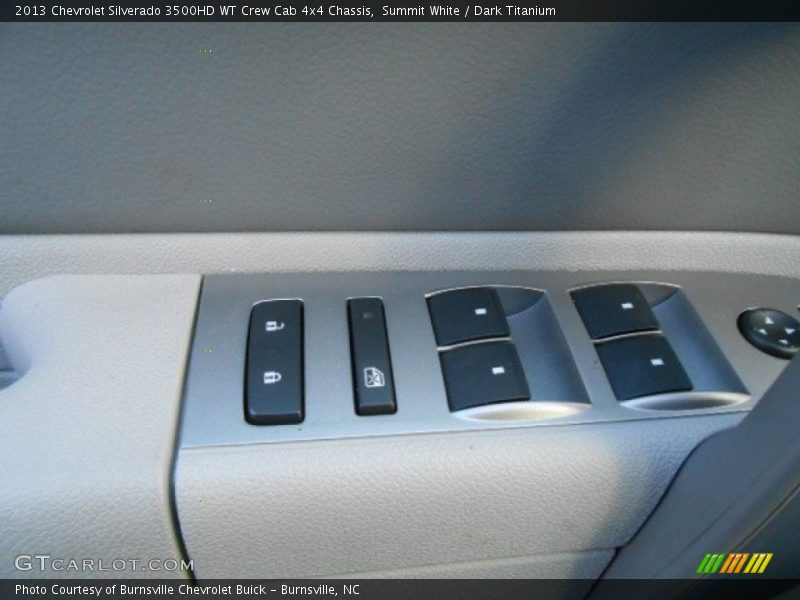 Summit White / Dark Titanium 2013 Chevrolet Silverado 3500HD WT Crew Cab 4x4 Chassis