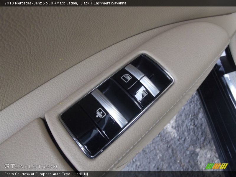 Black / Cashmere/Savanna 2010 Mercedes-Benz S 550 4Matic Sedan