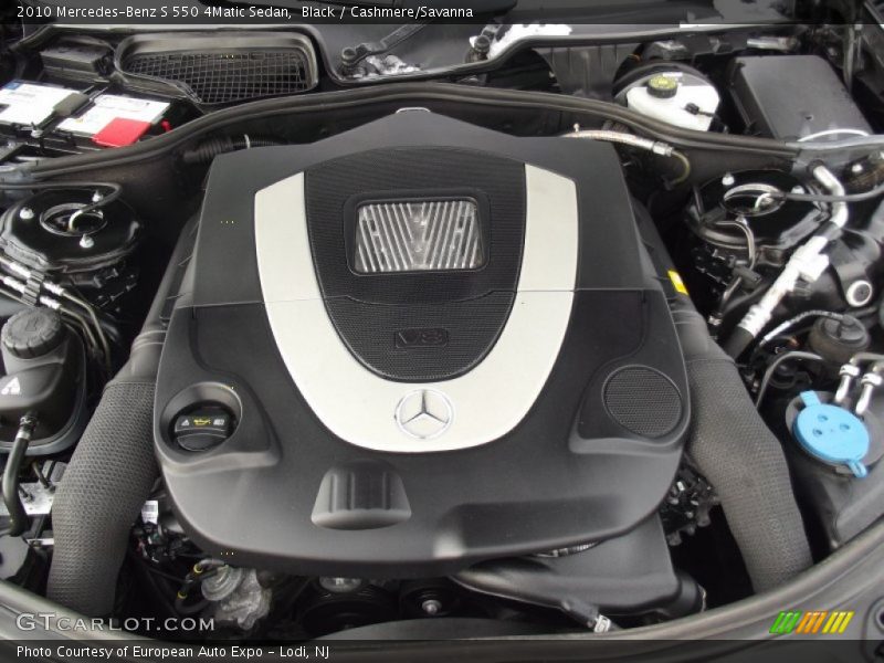 Black / Cashmere/Savanna 2010 Mercedes-Benz S 550 4Matic Sedan