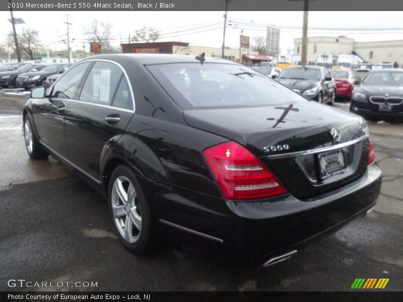 Black / Black 2010 Mercedes-Benz S 550 4Matic Sedan