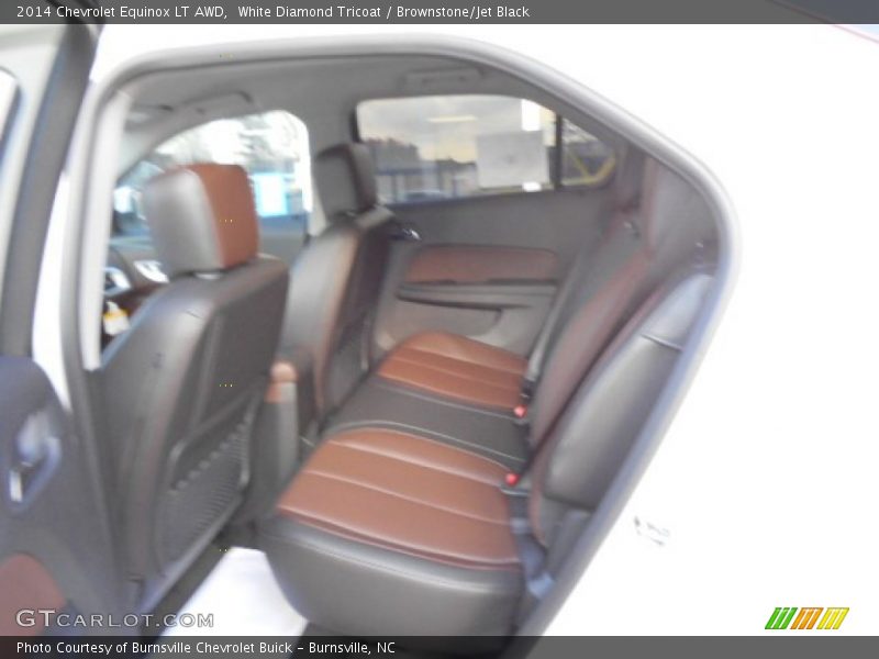 White Diamond Tricoat / Brownstone/Jet Black 2014 Chevrolet Equinox LT AWD
