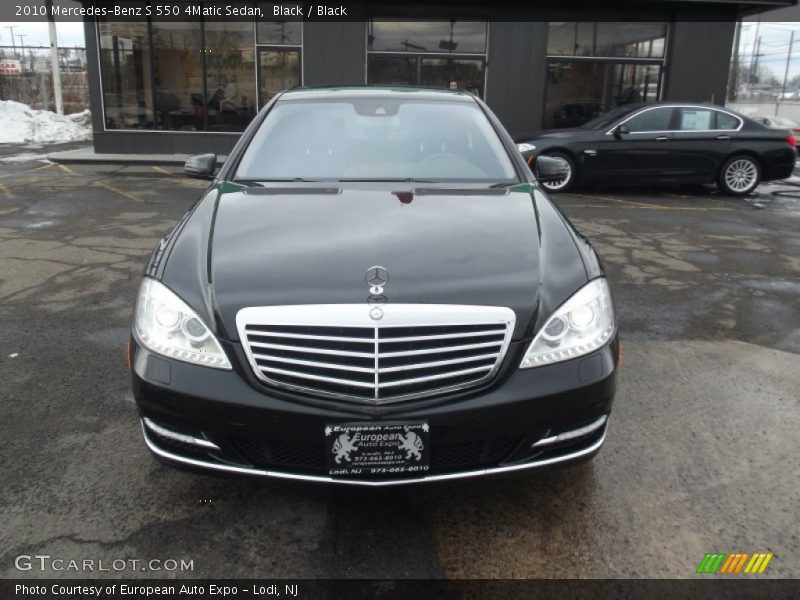 Black / Black 2010 Mercedes-Benz S 550 4Matic Sedan