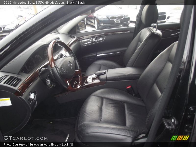 Black / Black 2010 Mercedes-Benz S 550 4Matic Sedan