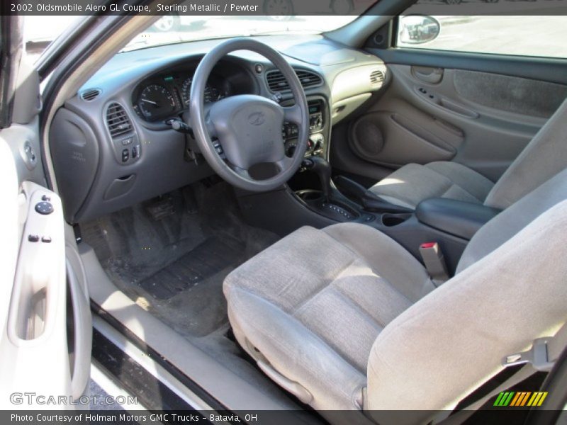 Pewter Interior - 2002 Alero GL Coupe 