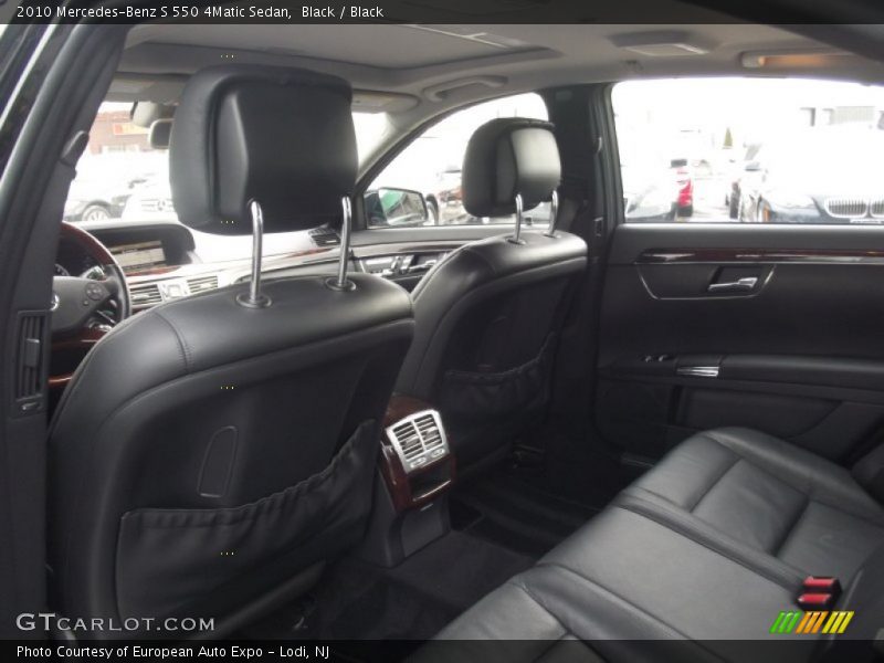 Black / Black 2010 Mercedes-Benz S 550 4Matic Sedan