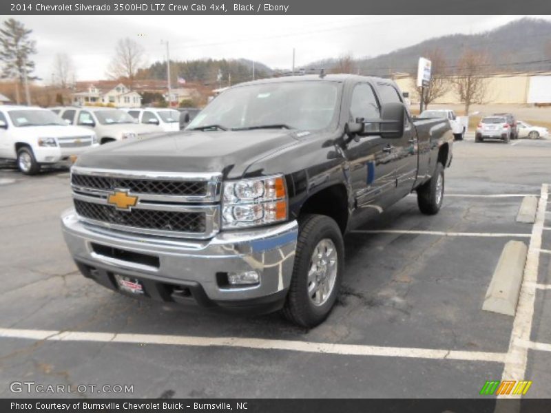 Black / Ebony 2014 Chevrolet Silverado 3500HD LTZ Crew Cab 4x4