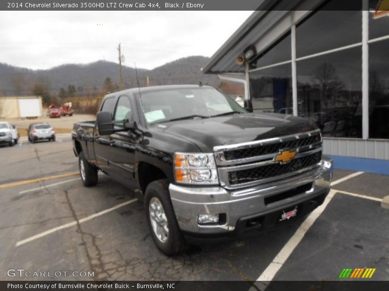 Black / Ebony 2014 Chevrolet Silverado 3500HD LTZ Crew Cab 4x4