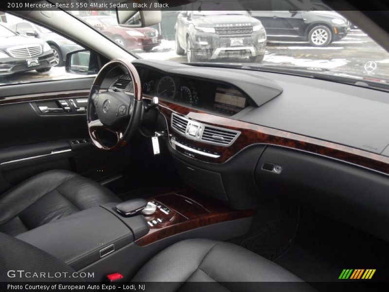 Black / Black 2010 Mercedes-Benz S 550 4Matic Sedan