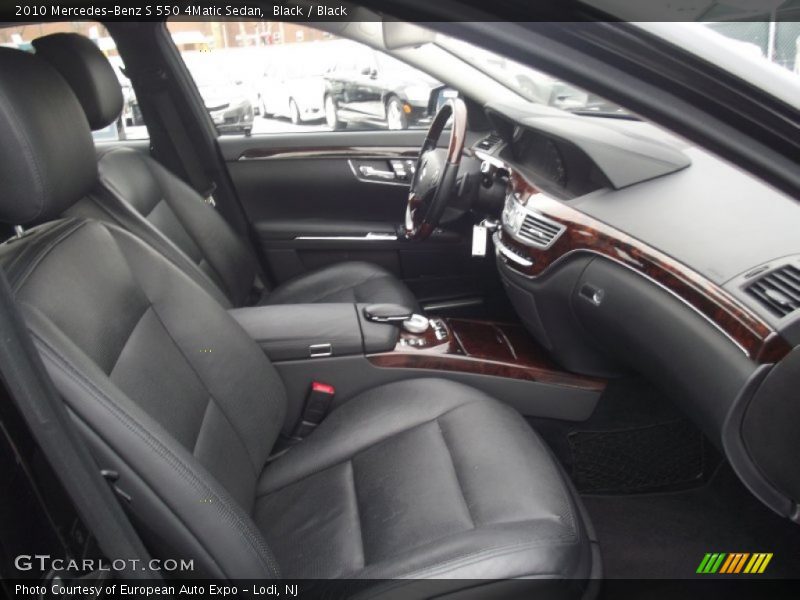 Black / Black 2010 Mercedes-Benz S 550 4Matic Sedan