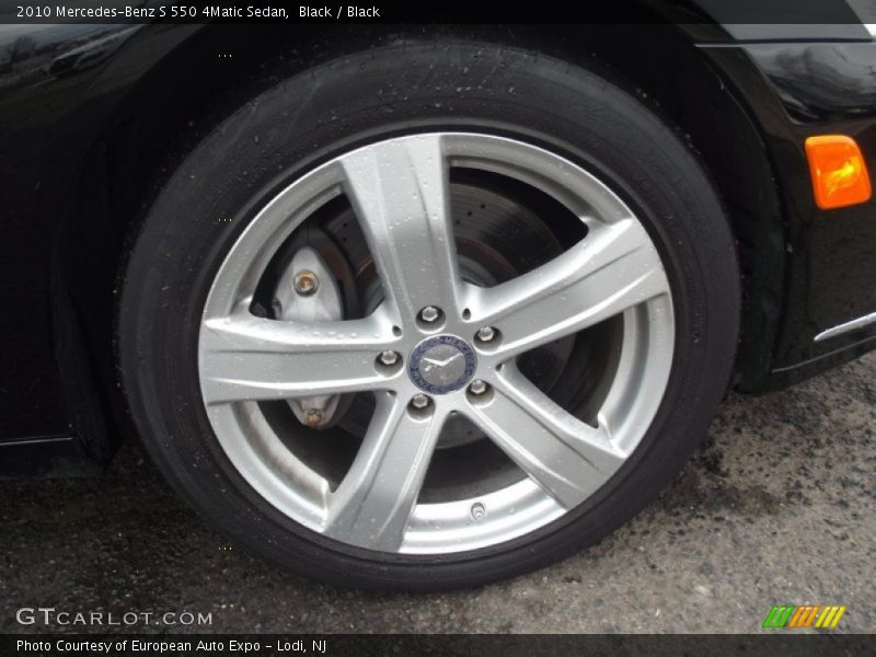 Black / Black 2010 Mercedes-Benz S 550 4Matic Sedan