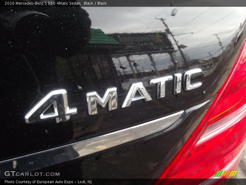 Black / Black 2010 Mercedes-Benz S 550 4Matic Sedan