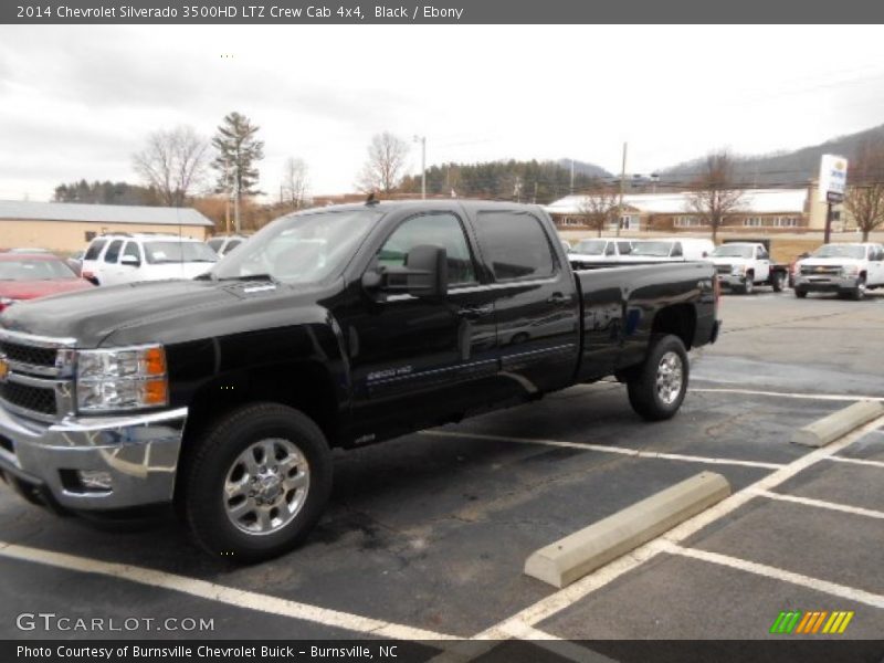 Black / Ebony 2014 Chevrolet Silverado 3500HD LTZ Crew Cab 4x4