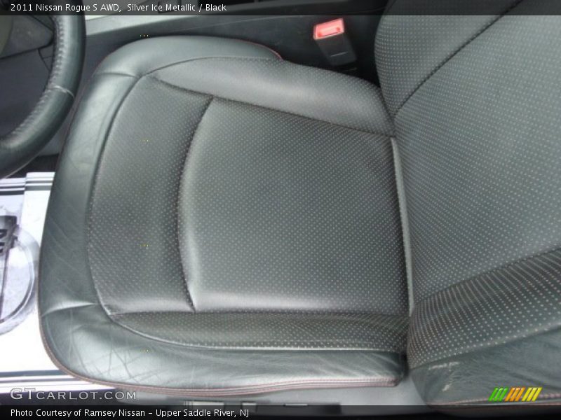 Silver Ice Metallic / Black 2011 Nissan Rogue S AWD