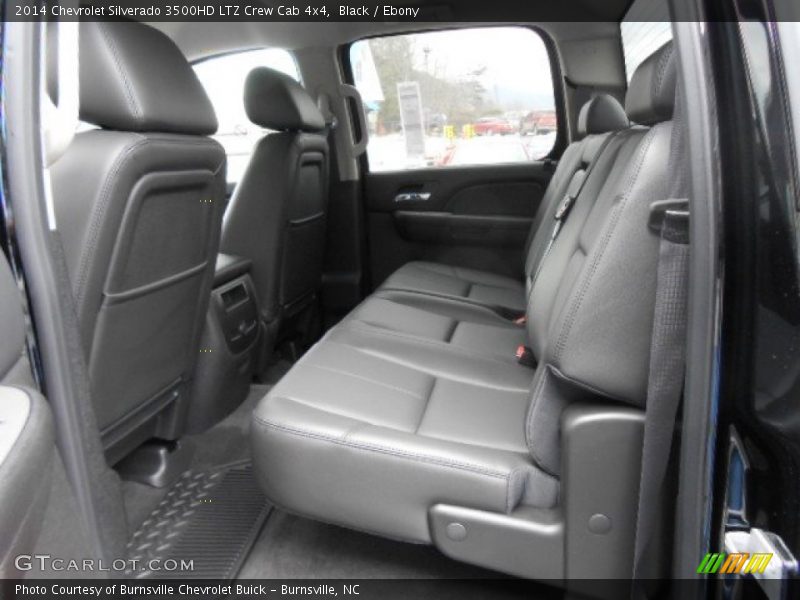 Rear Seat of 2014 Silverado 3500HD LTZ Crew Cab 4x4