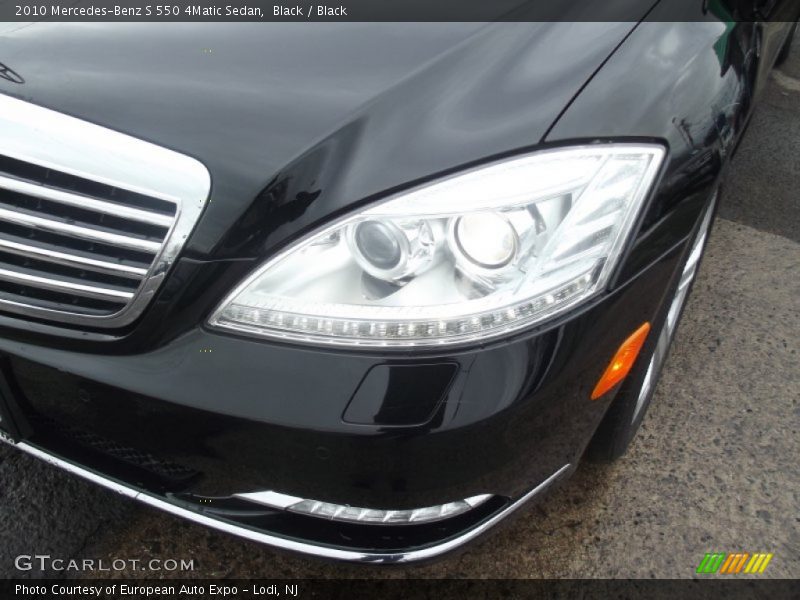 Black / Black 2010 Mercedes-Benz S 550 4Matic Sedan