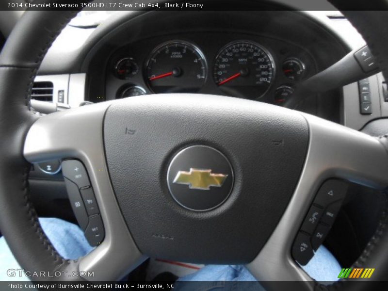 Black / Ebony 2014 Chevrolet Silverado 3500HD LTZ Crew Cab 4x4